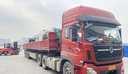 海科佳首套掛面主機研發產品完成試機使命，光榮返崗！